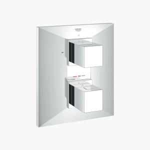 Grohe Allure Brilliant Thermostat with integrated 2-way diverter for bath or shower with more than one outlet Chrome
